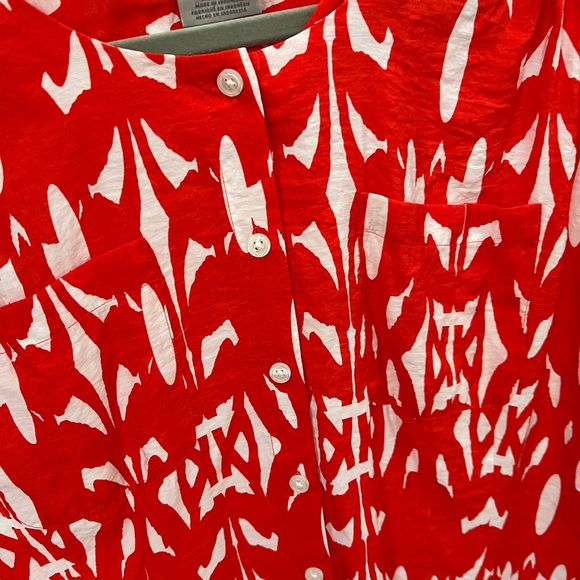 Great condition ikat summer shirt sleeve blouse - Picture 5 of 6